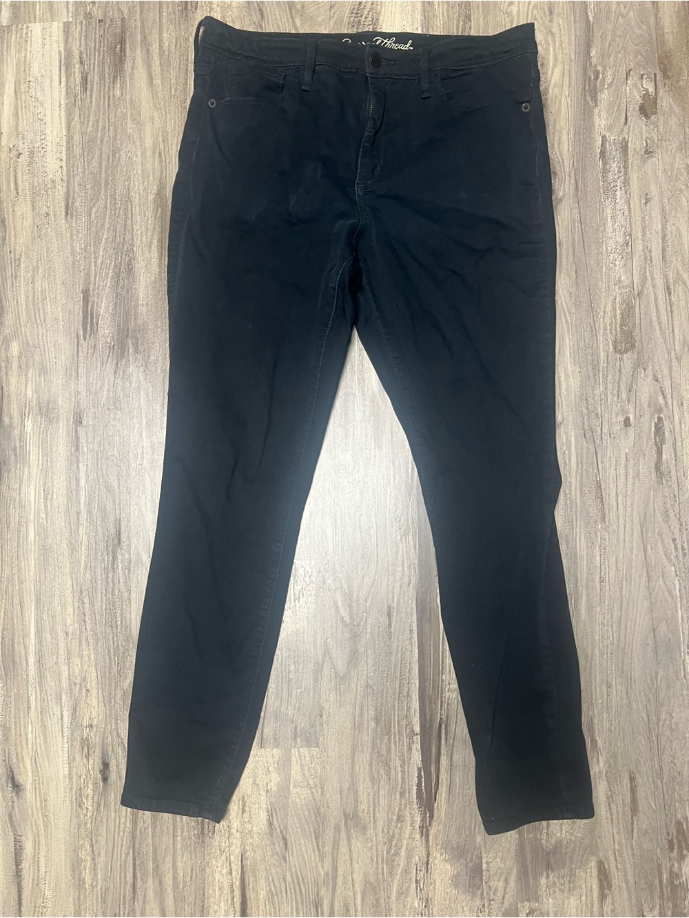 Universal Thread Black High Rise Skinny Jeans Size 12/31R Stretch